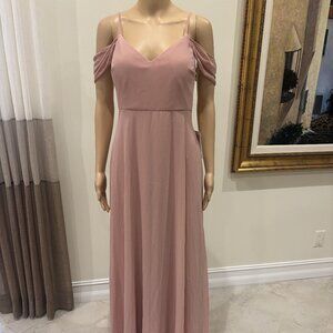 Birdy Grey Grace Convertible Off-Shoulder Gown - Size Medium NWT